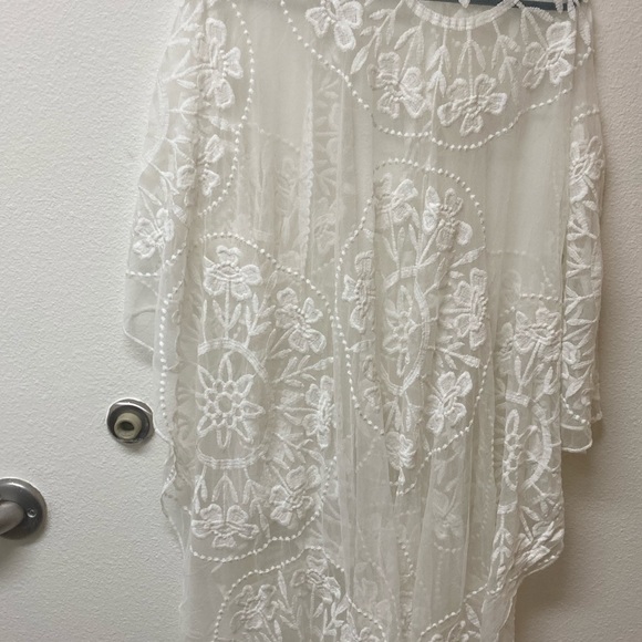 MASSEY’S Lacey Cotton/ Nylon Shawl - One Size - Picture 6 of 7